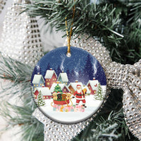 Labrador Retriever Santa Sled Christmas Ceramic Ornament Funny Xmas Holiday Patterns - Wonder Print Shop