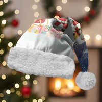 Labrador Retriever Santa Sled Christmas Santa Hat Funny Xmas Holiday Patterns - Wonder Print Shop