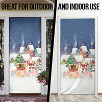 Labrador Retriever Santa Sled Christmas Door Cover Funny Xmas Holiday Patterns - Wonder Print Shop