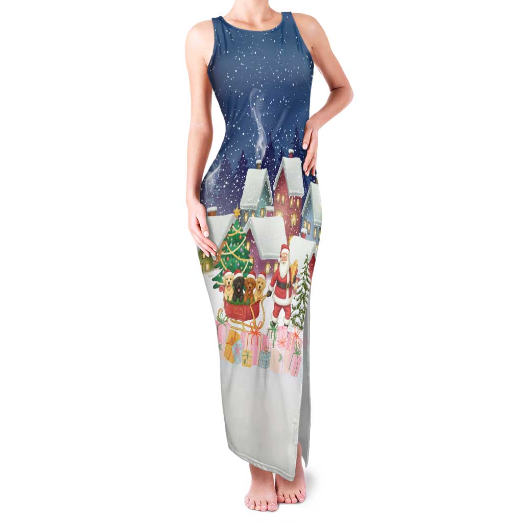 Labrador Retriever Santa Sled Christmas Family Matching Tank Maxi Dress and Hawaiian Shirt Funny Xmas Holiday Patterns - Wonder Print Shop