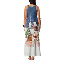 Labrador Retriever Santa Sled Christmas Family Matching Tank Maxi Dress and Hawaiian Shirt Funny Xmas Holiday Patterns - Wonder Print Shop