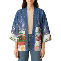 Labrador Retriever Santa Sled Christmas Kimono Funny Xmas Holiday Patterns - Wonder Print Shop