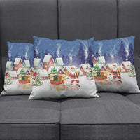 Labrador Retriever Santa Sled Christmas Pillow Cover Funny Xmas Holiday Patterns - Wonder Print Shop