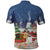 Labrador Retriever Santa Sled Christmas Polo Shirt Funny Xmas Holiday Patterns - Wonder Print Shop
