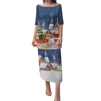 Labrador Retriever Santa Sled Christmas Puletasi Funny Xmas Holiday Patterns - Wonder Print Shop