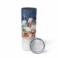 Labrador Retriever Santa Sled Christmas Skinny Tumbler Funny Xmas Holiday Patterns - Wonder Print Shop