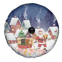 Labrador Retriever Santa Sled Christmas Spare Tire Cover Funny Xmas Holiday Patterns - Wonder Print Shop