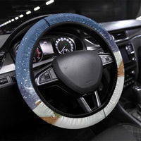 Labrador Retriever Santa Sled Christmas Steering Wheel Cover Funny Xmas Holiday Patterns - Wonder Print Shop