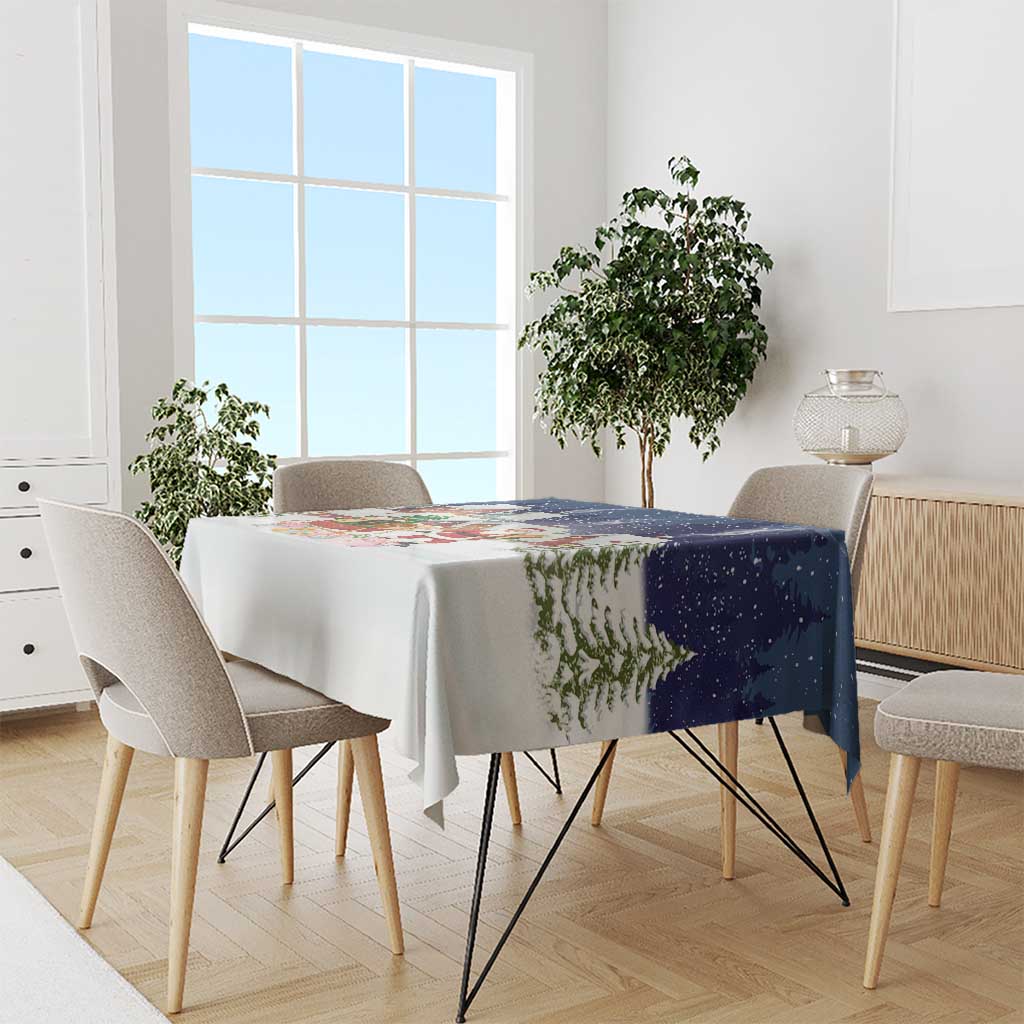 Labrador Retriever Santa Sled Christmas Tablecloth Funny Xmas Holiday Patterns - Wonder Print Shop