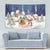 Labrador Retriever Santa Sled Christmas Tapestry Funny Xmas Holiday Patterns - Wonder Print Shop