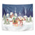 Labrador Retriever Santa Sled Christmas Tapestry Funny Xmas Holiday Patterns - Wonder Print Shop