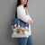 Labrador Retriever Santa Sled Christmas Tote Bag Funny Xmas Holiday Patterns - Wonder Print Shop