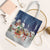 Labrador Retriever Santa Sled Christmas Tote Bag Funny Xmas Holiday Patterns - Wonder Print Shop