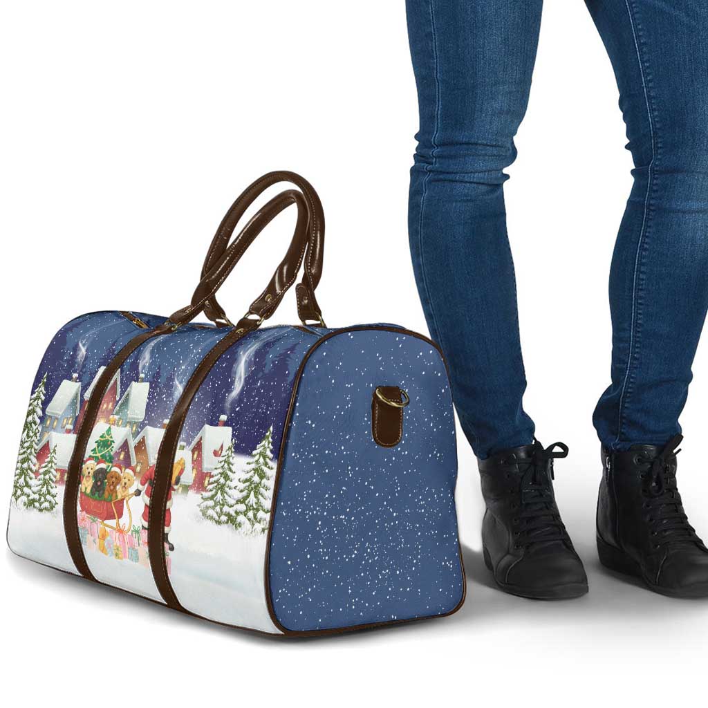 Labrador Retriever Santa Sled Christmas Travel Bag Funny Xmas Holiday Patterns - Wonder Print Shop