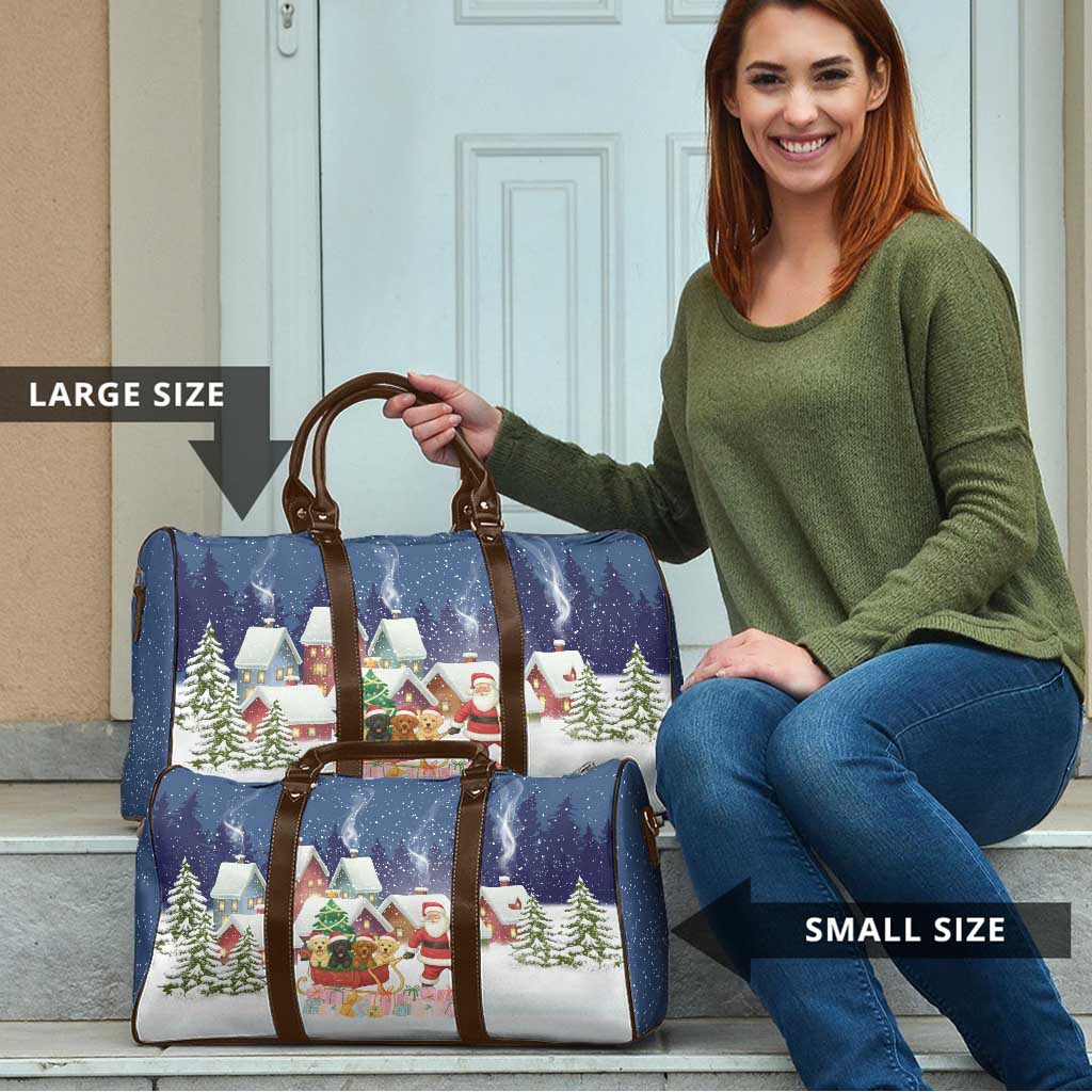 Labrador Retriever Santa Sled Christmas Travel Bag Funny Xmas Holiday Patterns - Wonder Print Shop