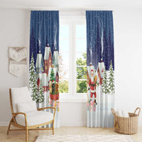 Labrador Retriever Santa Sled Christmas Window Curtain Funny Xmas Holiday Patterns - Wonder Print Shop