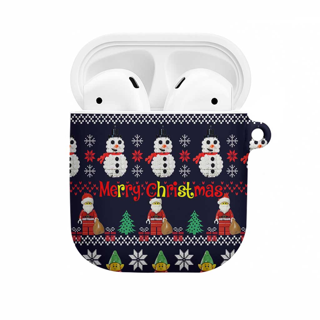Lego Awesome Christmas AirPods Case Funny Xmas Holiday Patterns - Wonder Print Shop