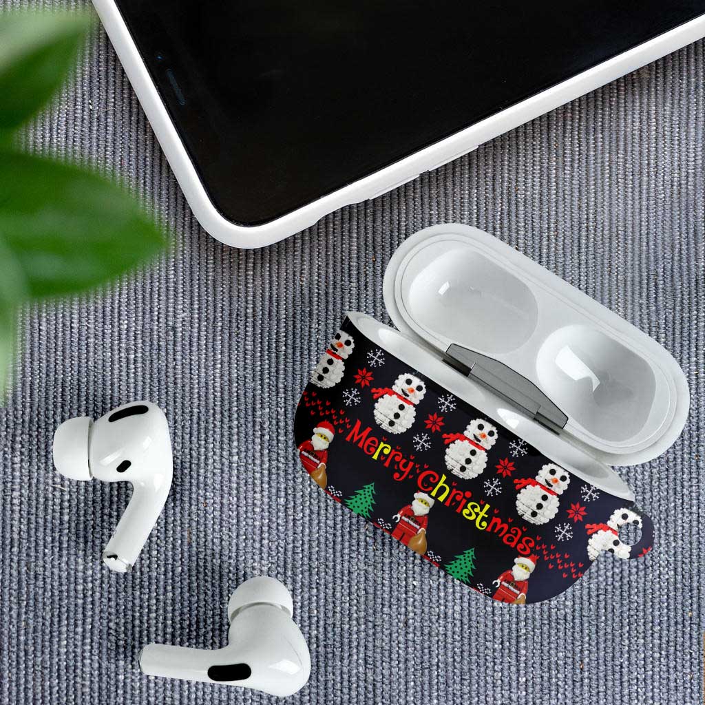 Lego Awesome Christmas AirPods Case Funny Xmas Holiday Patterns - Wonder Print Shop