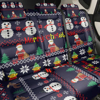Lego Awesome Christmas Back Car Seat Cover Funny Xmas Holiday Patterns - Wonder Print Shop