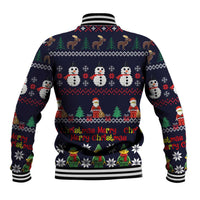 Lego Awesome Christmas Baseball Jacket Funny Xmas Holiday Patterns - Wonder Print Shop