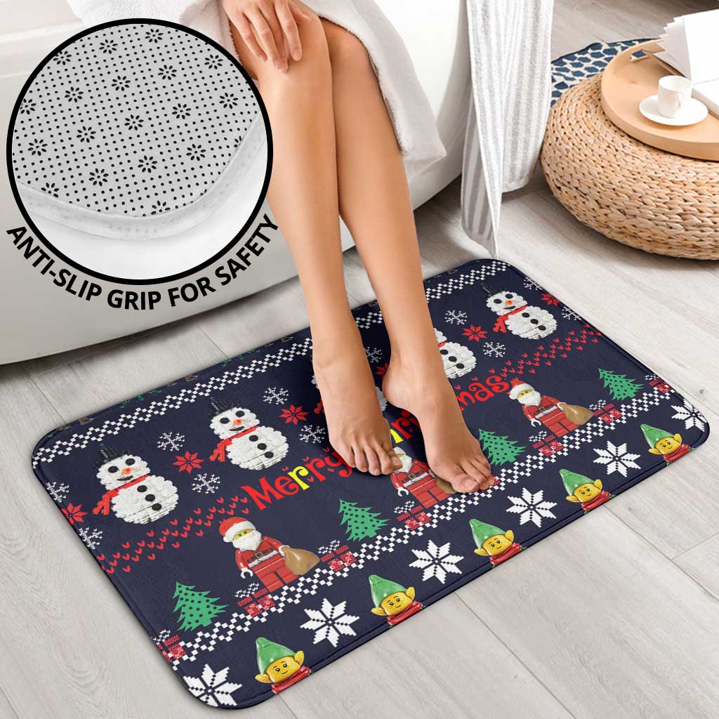 Lego Awesome Christmas Bathroom Set Funny Xmas Holiday Patterns - Wonder Print Shop