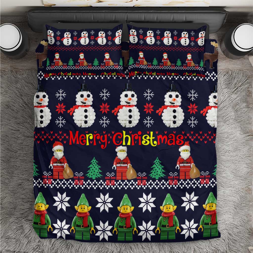 Lego Awesome Christmas Bedding Set Funny Xmas Holiday Patterns - Wonder Print Shop