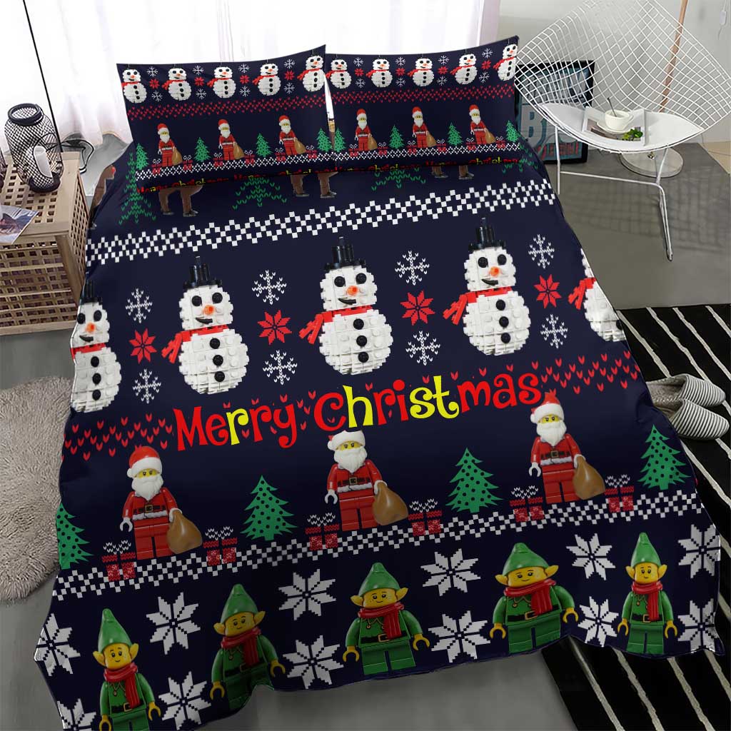 Lego Awesome Christmas Bedding Set Funny Xmas Holiday Patterns - Wonder Print Shop