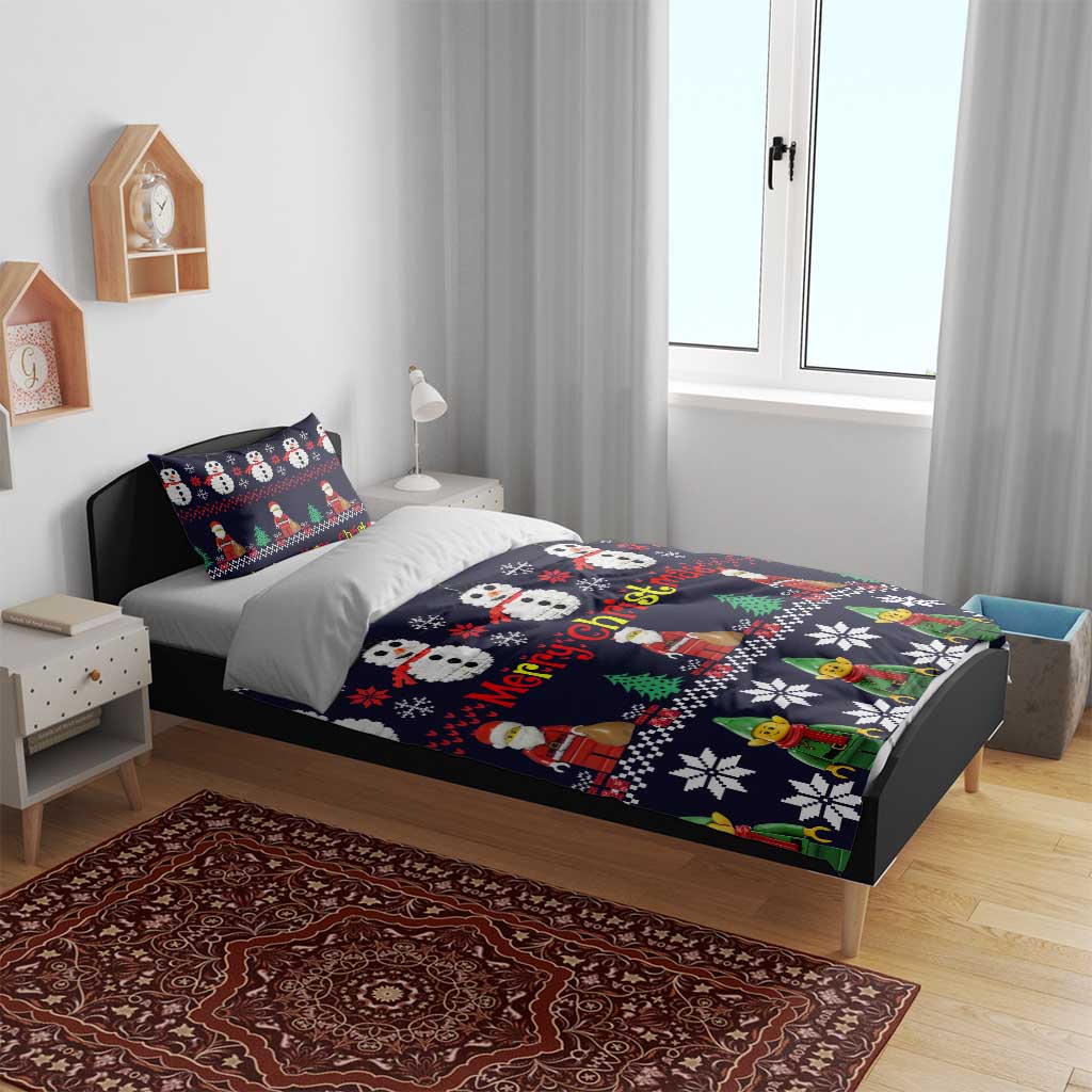 Lego Awesome Christmas Bedding Set Funny Xmas Holiday Patterns - Wonder Print Shop