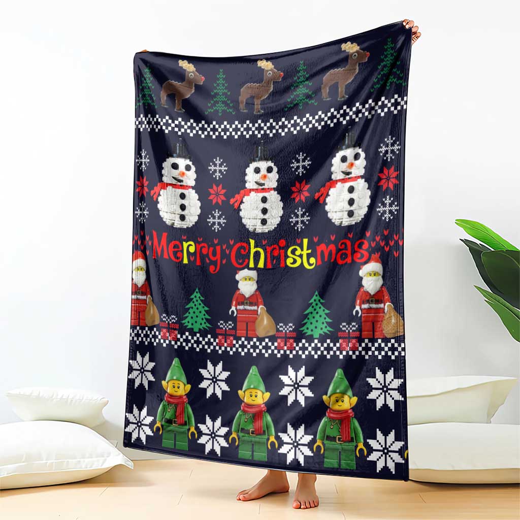 Lego Awesome Christmas Blanket Funny Xmas Holiday Patterns - Wonder Print Shop