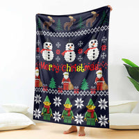 Lego Awesome Christmas Blanket Funny Xmas Holiday Patterns - Wonder Print Shop