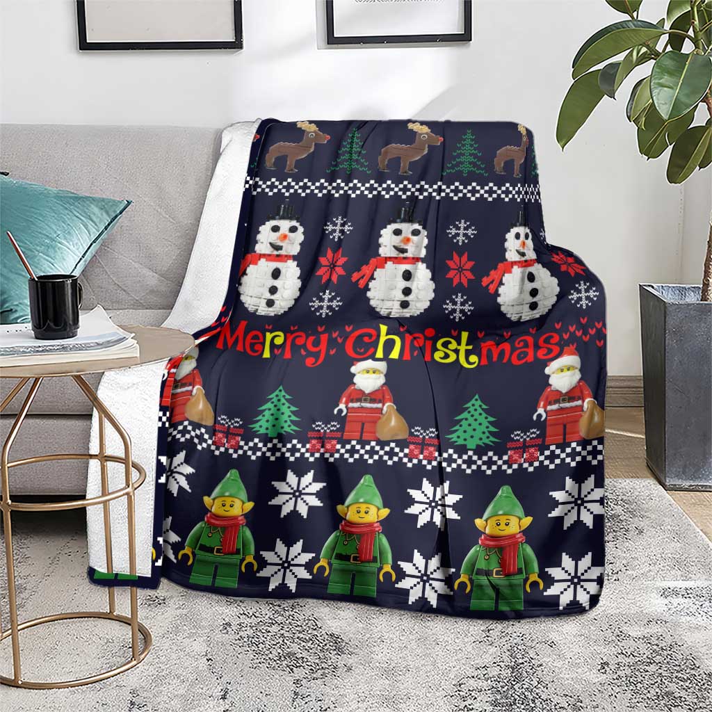 Lego Awesome Christmas Blanket Funny Xmas Holiday Patterns - Wonder Print Shop