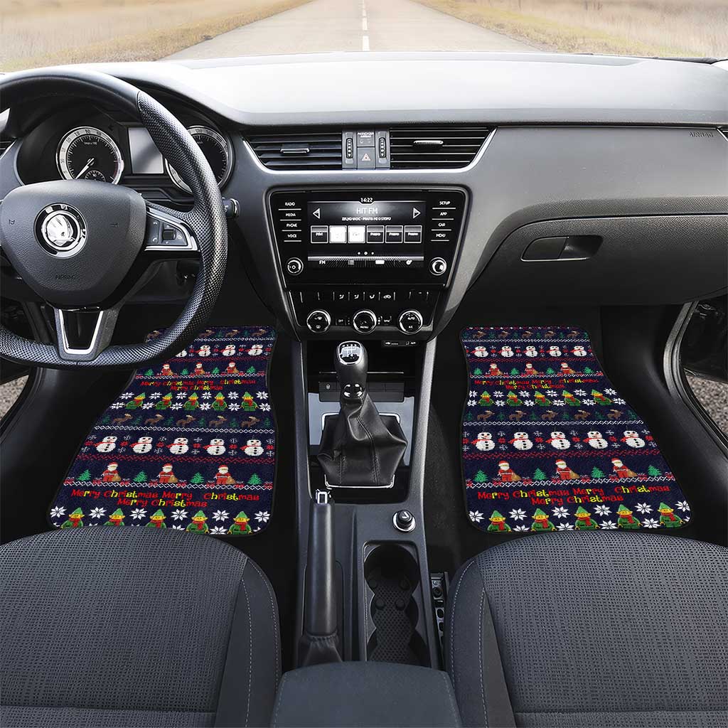 Lego Awesome Christmas Car Mats Funny Xmas Holiday Patterns - Wonder Print Shop