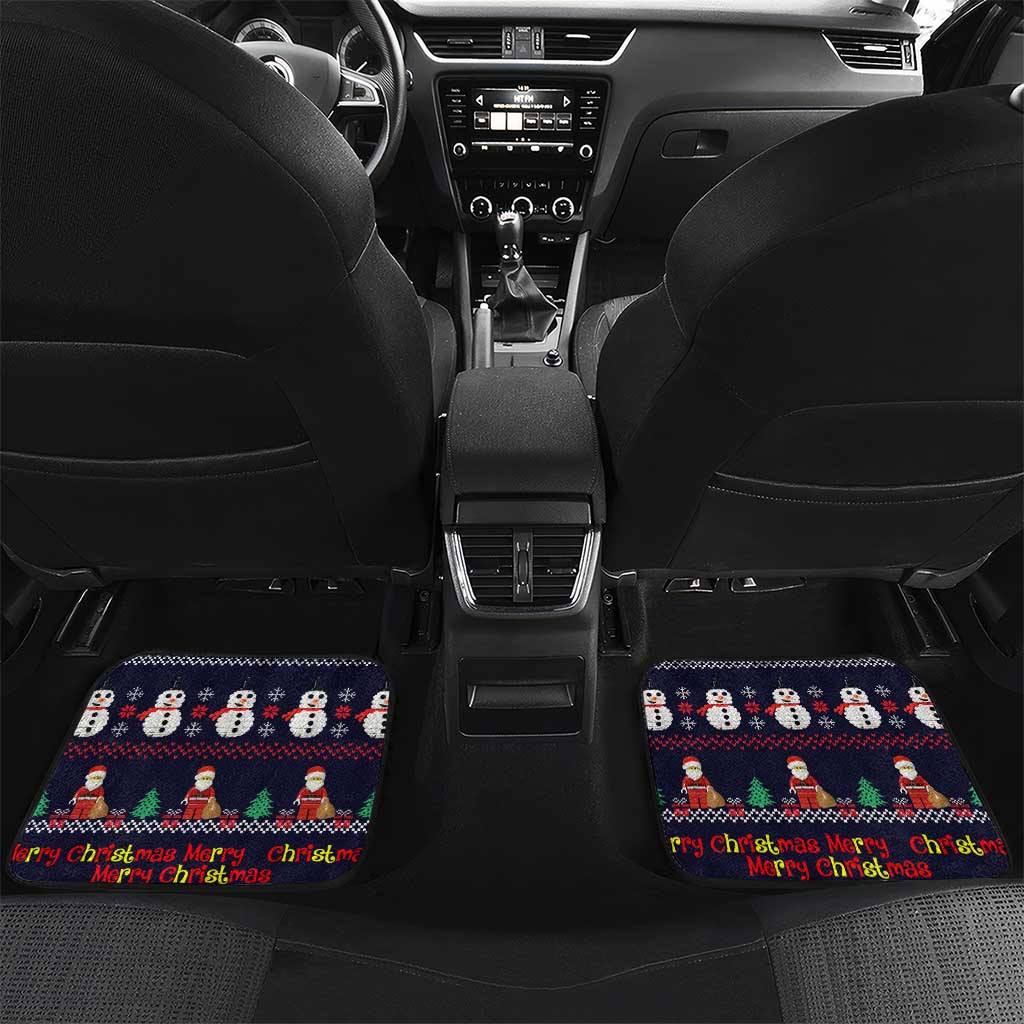 Lego Awesome Christmas Car Mats Funny Xmas Holiday Patterns - Wonder Print Shop