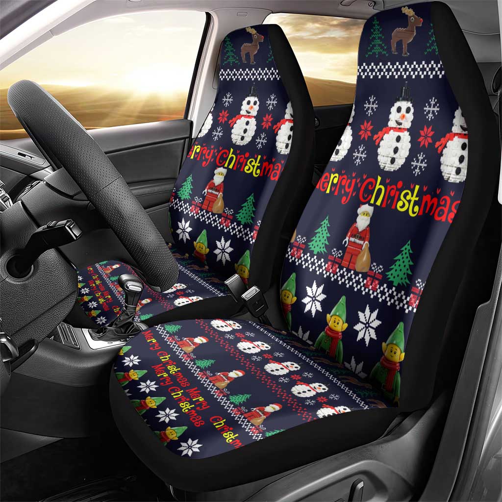Lego Awesome Christmas Car Seat Cover Funny Xmas Holiday Patterns - Wonder Print Shop