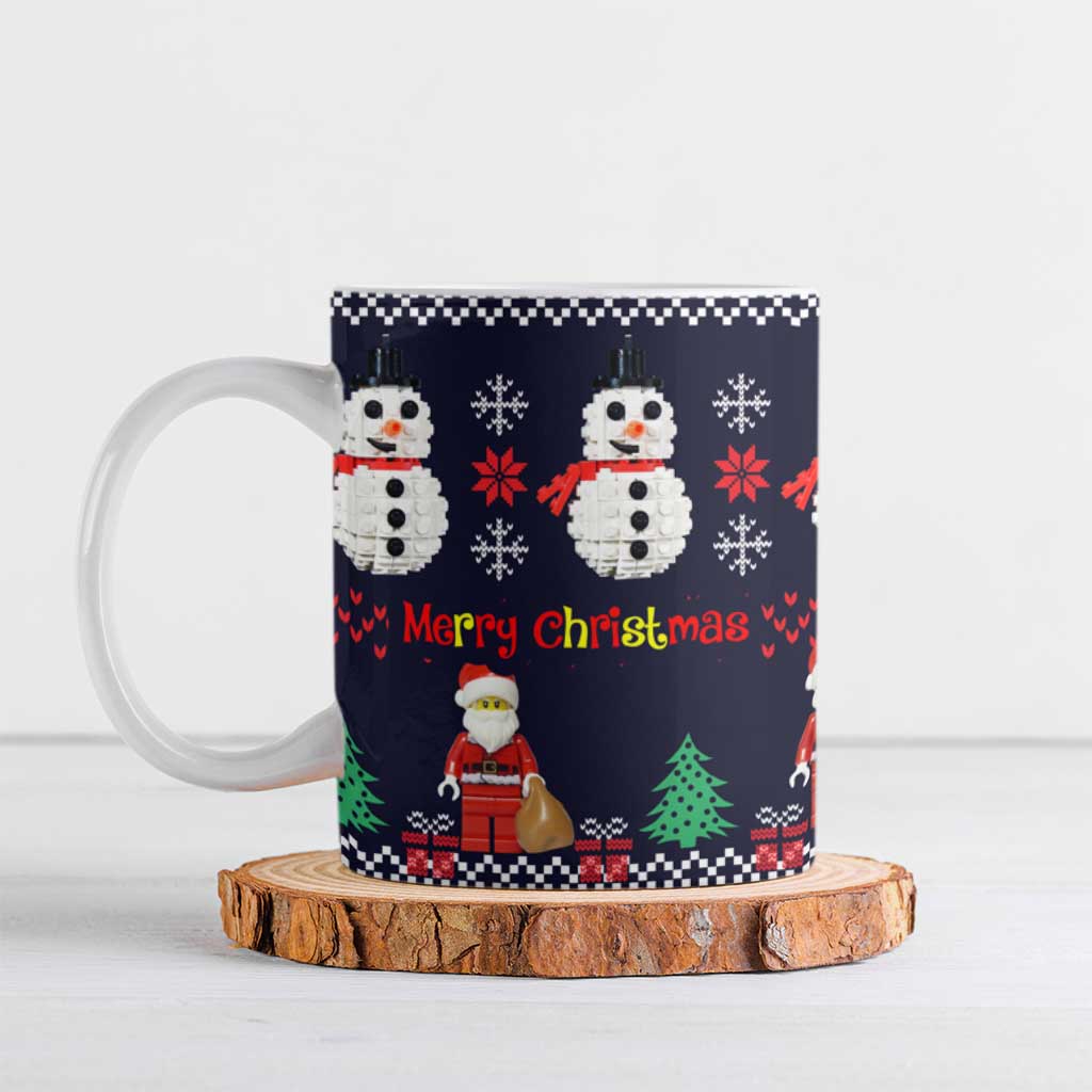 Lego Awesome Christmas Ceramic Mug Funny Xmas Holiday Patterns - Wonder Print Shop