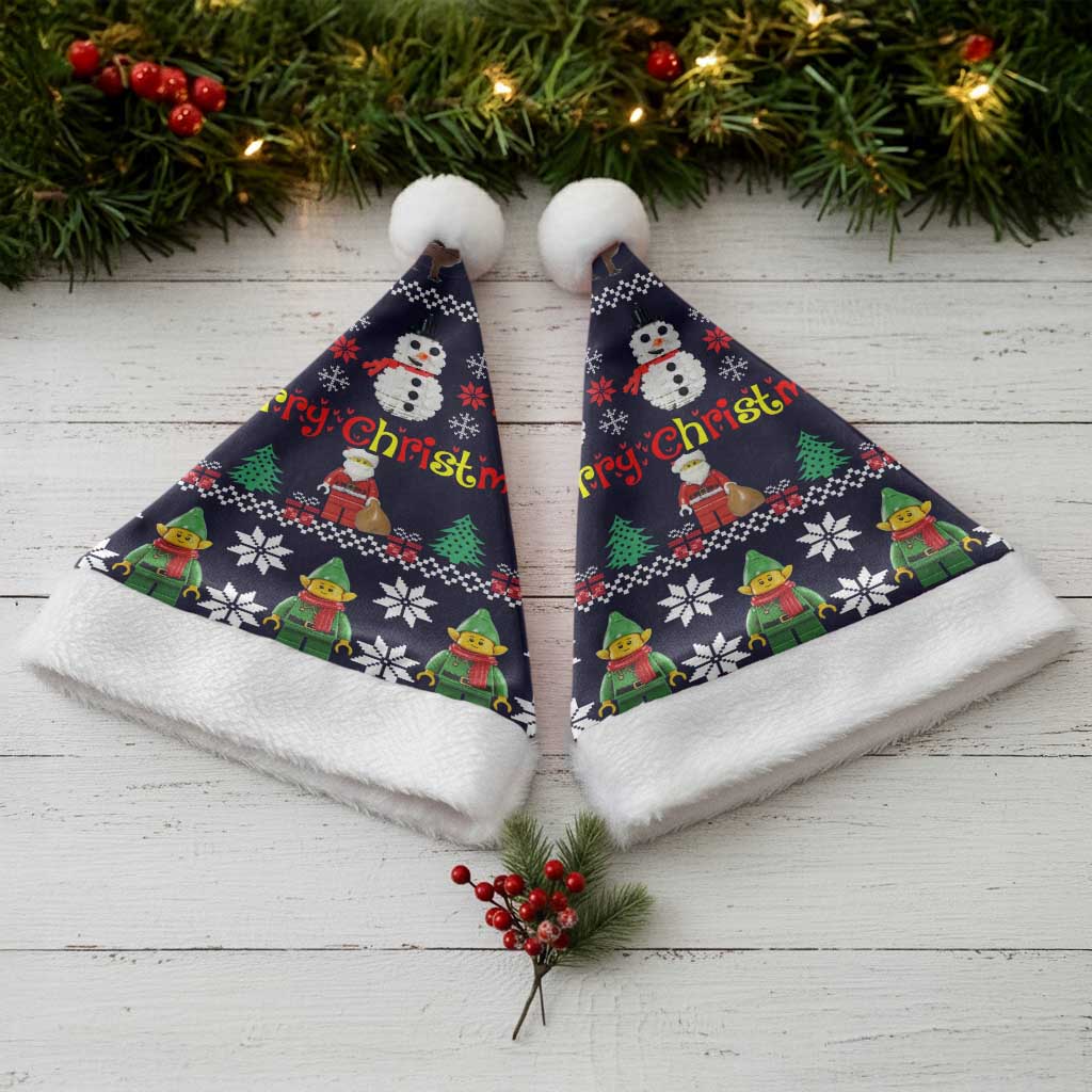 Lego Awesome Christmas Santa Hat Funny Xmas Holiday Patterns - Wonder Print Shop