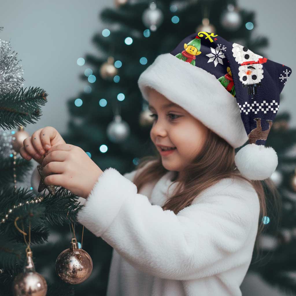 Lego Awesome Christmas Santa Hat Funny Xmas Holiday Patterns - Wonder Print Shop