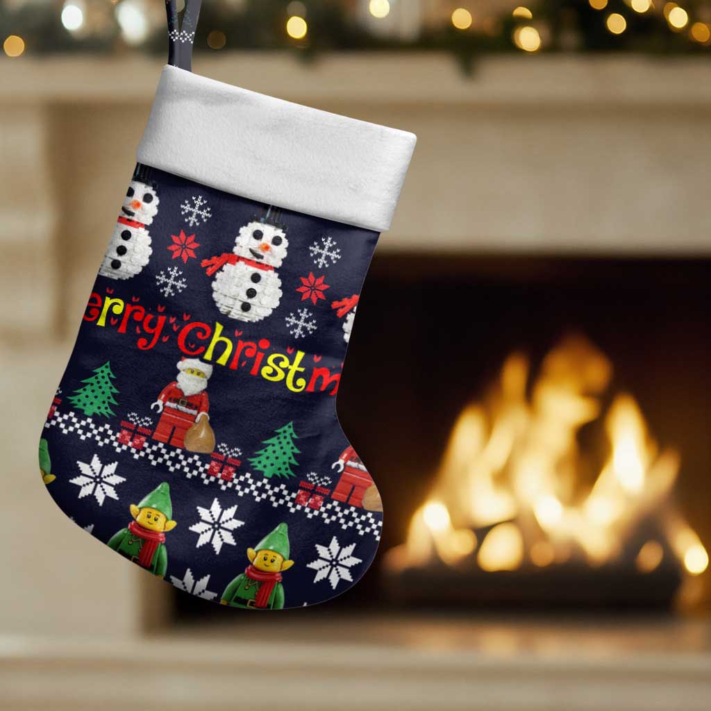 Lego Awesome Christmas Stocking Funny Xmas Holiday Patterns - Wonder Print Shop