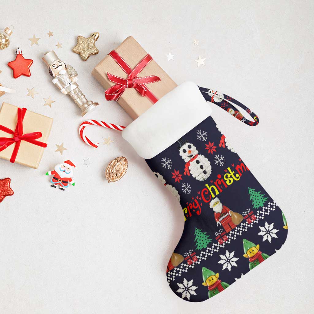 Lego Awesome Christmas Stocking Funny Xmas Holiday Patterns - Wonder Print Shop