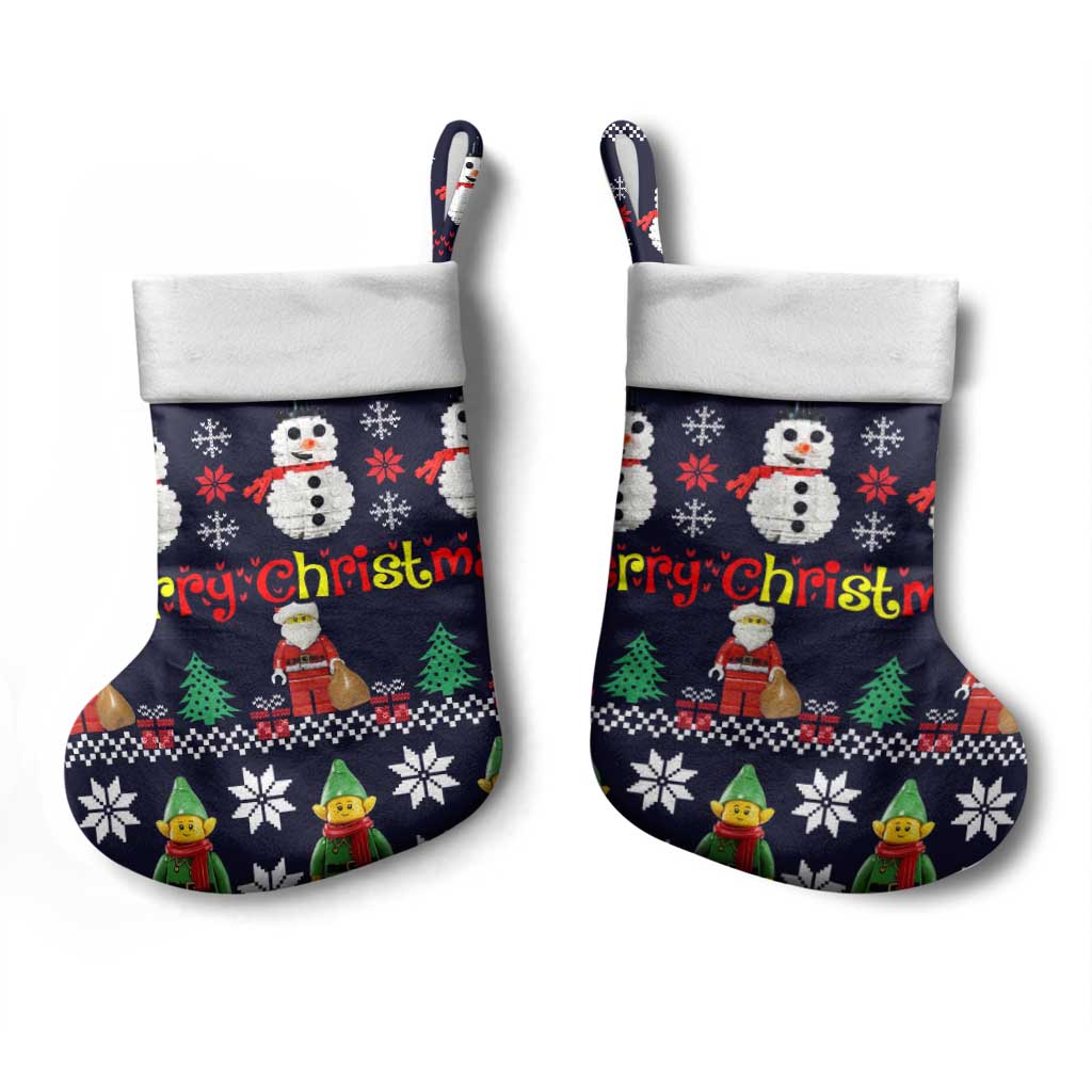 Lego Awesome Christmas Stocking Funny Xmas Holiday Patterns - Wonder Print Shop