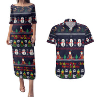 Lego Awesome Christmas Couples Matching Puletasi and Hawaiian Shirt Funny Xmas Holiday Patterns - Wonder Print Shop