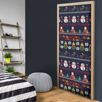 Lego Awesome Christmas Door Cover Funny Xmas Holiday Patterns - Wonder Print Shop