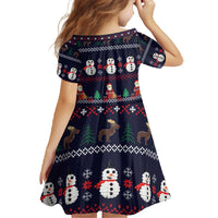 Lego Awesome Christmas Family Matching Off The Shoulder Long Sleeve Dress and Hawaiian Shirt Funny Xmas Holiday Patterns - Wonder Print Shop