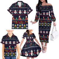Lego Awesome Christmas Family Matching Off The Shoulder Long Sleeve Dress and Hawaiian Shirt Funny Xmas Holiday Patterns - Wonder Print Shop