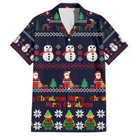 Lego Awesome Christmas Family Matching Off The Shoulder Long Sleeve Dress and Hawaiian Shirt Funny Xmas Holiday Patterns - Wonder Print Shop