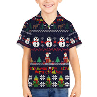 Lego Awesome Christmas Family Matching Off The Shoulder Long Sleeve Dress and Hawaiian Shirt Funny Xmas Holiday Patterns - Wonder Print Shop