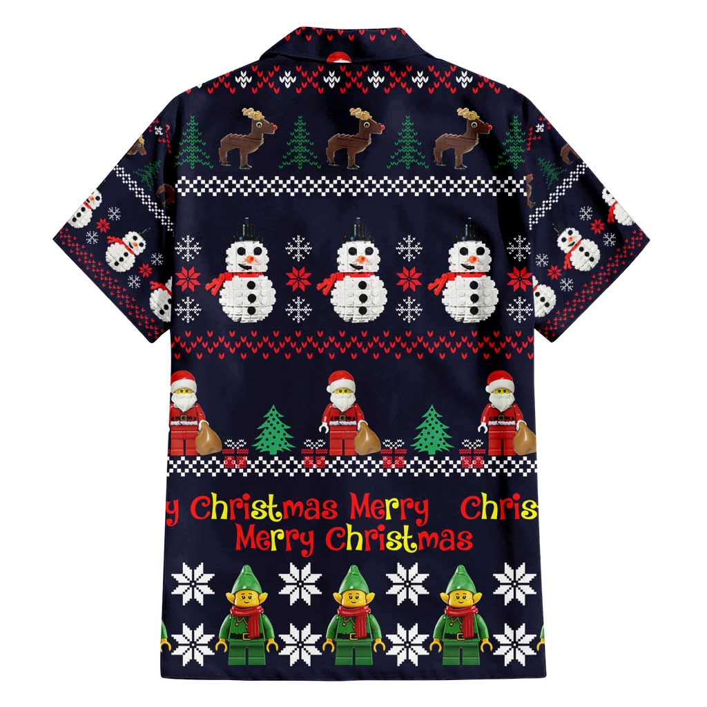 Lego Awesome Christmas Family Matching Summer Maxi Dress and Hawaiian Shirt Funny Xmas Holiday Patterns - Wonder Print Shop