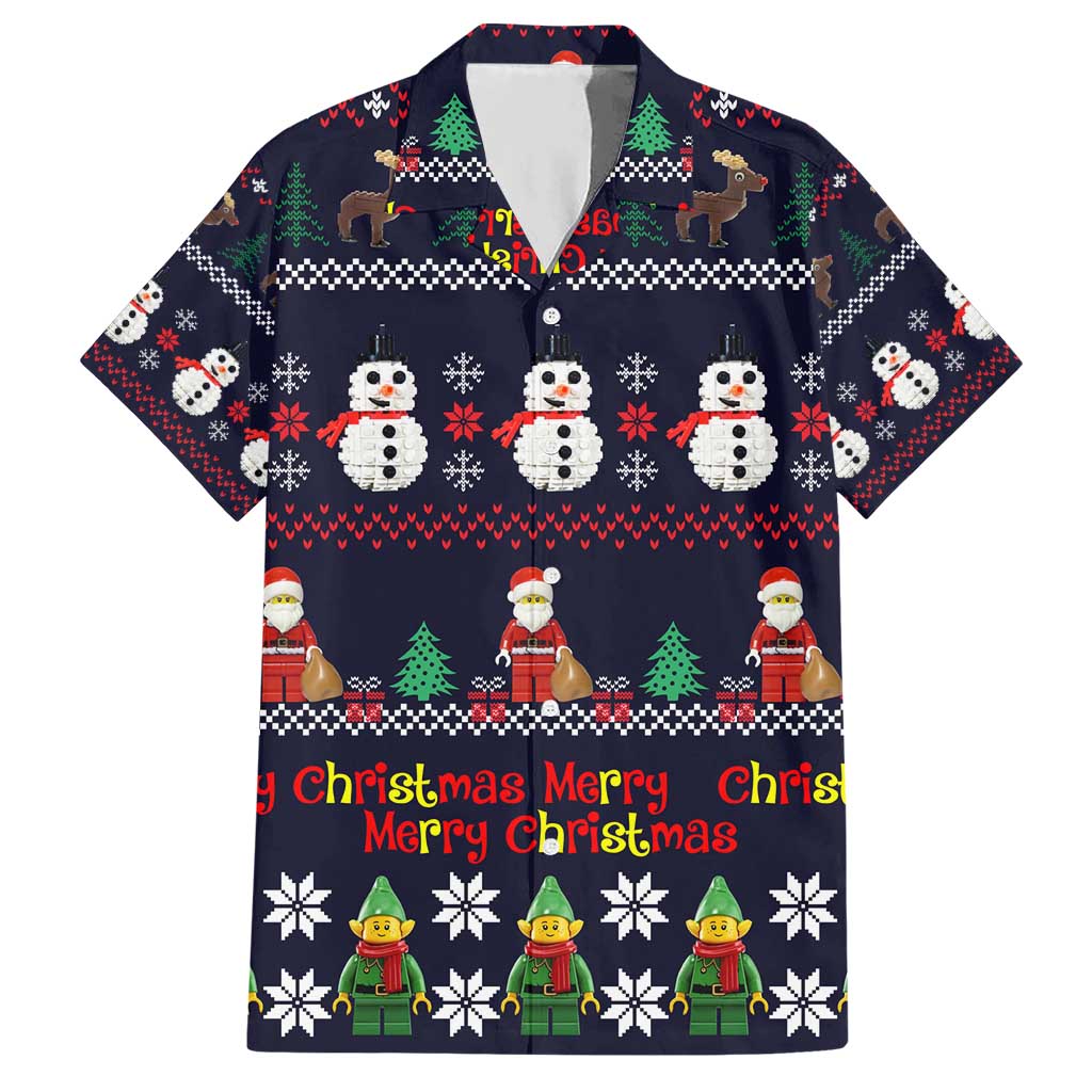 Lego Awesome Christmas Hawaiian Shirt Funny Xmas Holiday Patterns - Wonder Print Shop