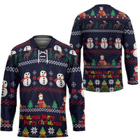 Lego Awesome Christmas Hockey Jersey Funny Xmas Holiday Patterns - Wonder Print Shop
