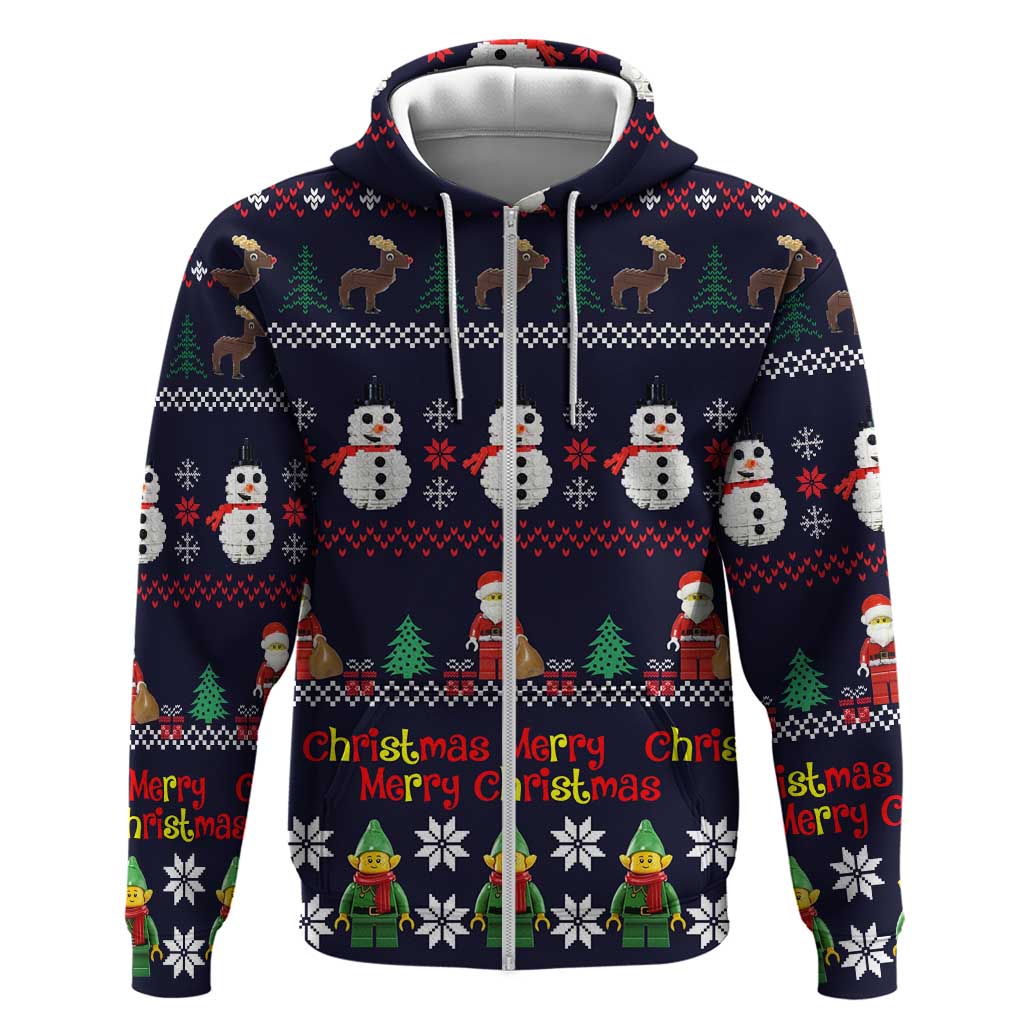Lego Awesome Christmas Hoodie Funny Xmas Holiday Patterns - Wonder Print Shop